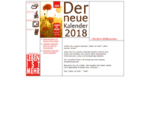 Tablet Screenshot of lebenistmehr.de